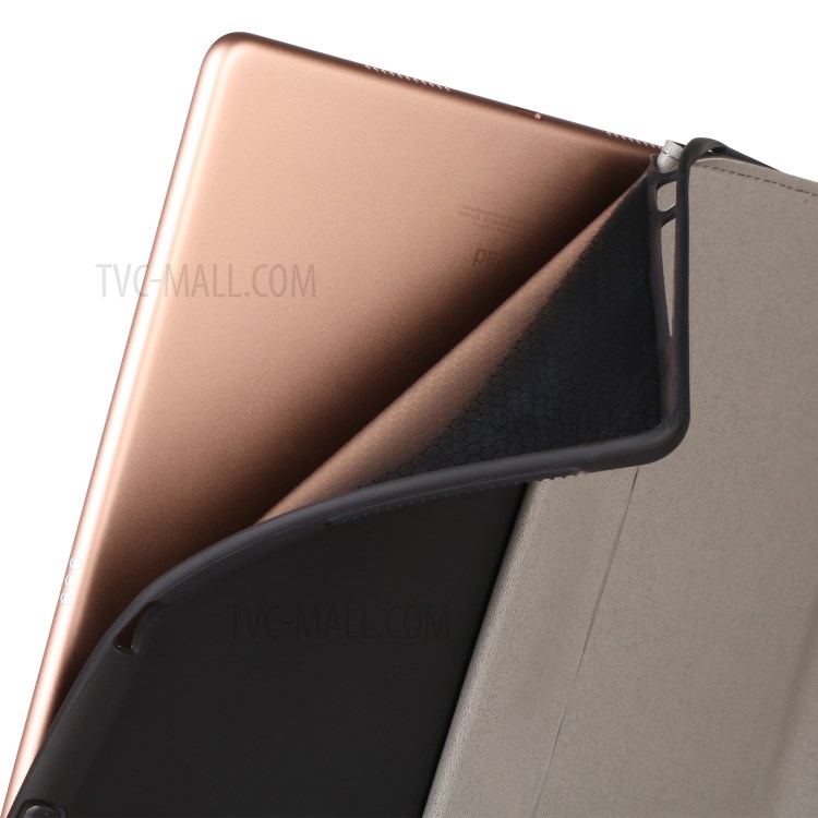 PU Leather + TPU Tablet Protective Cover for iPad Air 10.5 inch (2019)/iPad Pro 10.5-inch (2017) - Sky Blue-12