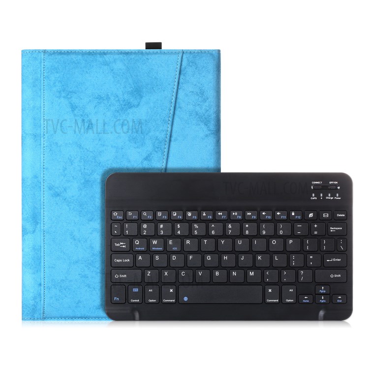 PU Leather + TPU Tablet Protective Cover for iPad Air 10.5 inch (2019)/iPad Pro 10.5-inch (2017) - Sky Blue-2