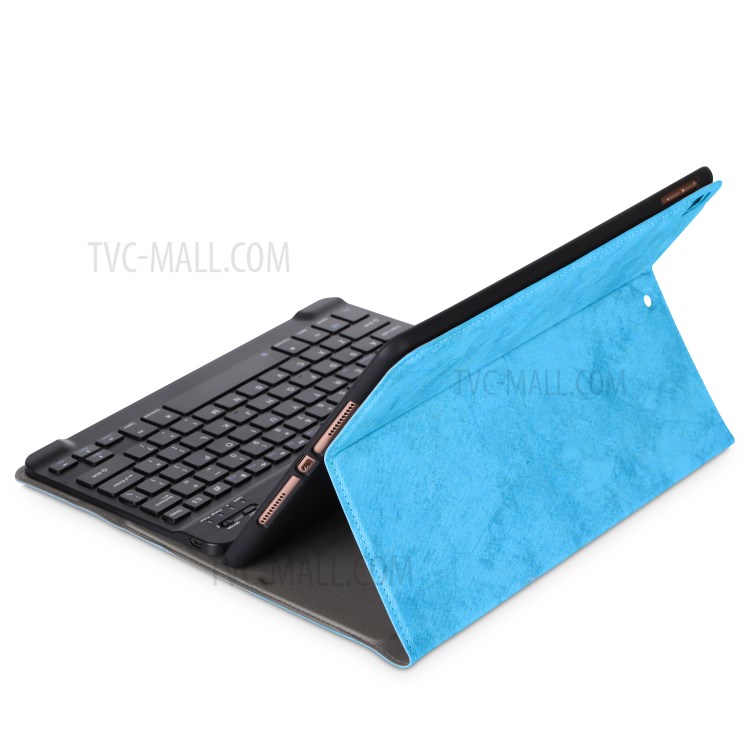 PU Leather + TPU Tablet Protective Cover for iPad Air 10.5 inch (2019)/iPad Pro 10.5-inch (2017) - Sky Blue-5