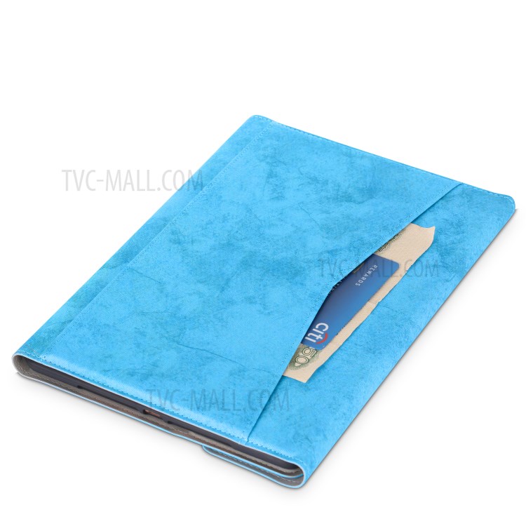 PU Leather + TPU Tablet Protective Cover for iPad Air 10.5 inch (2019)/iPad Pro 10.5-inch (2017) - Sky Blue-6