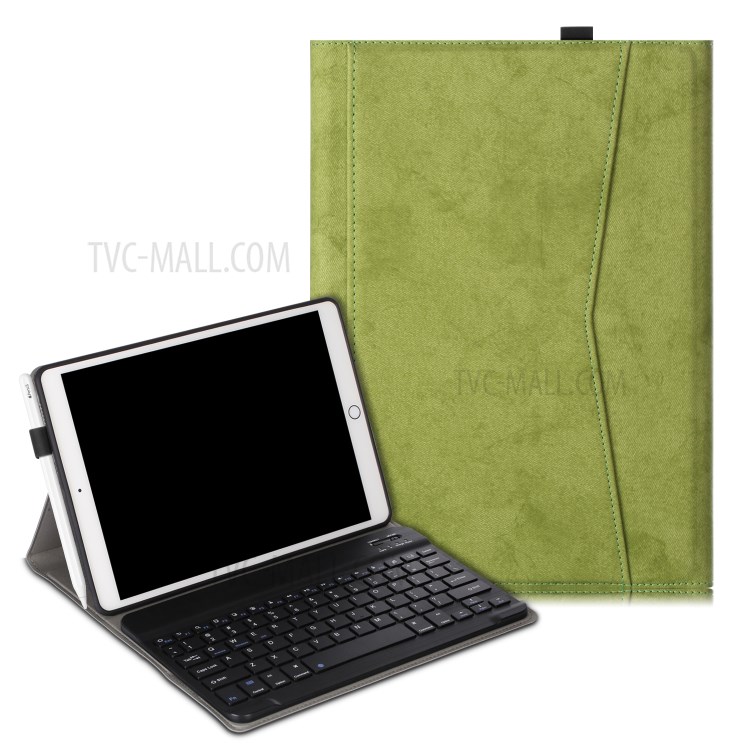 PU Leather + TPU Tablet Protective Cover for iPad Air 10.5 inch (2019)/iPad Pro 10.5-inch (2017) - Green-1