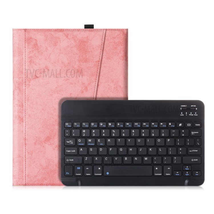 PU Leather + TPU Tablet Protective Cover for iPad Air 10.5 inch (2019)/iPad Pro 10.5-inch (2017) - Pink-2