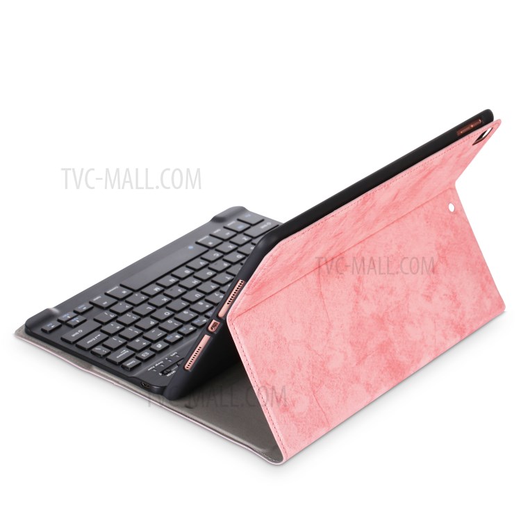 PU Leather + TPU Tablet Protective Cover for iPad Air 10.5 inch (2019)/iPad Pro 10.5-inch (2017) - Pink-5