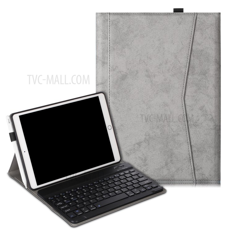 PU Leather + TPU Tablet Protective Cover for iPad Air 10.5 inch (2019)/iPad Pro 10.5-inch (2017) - Grey-1