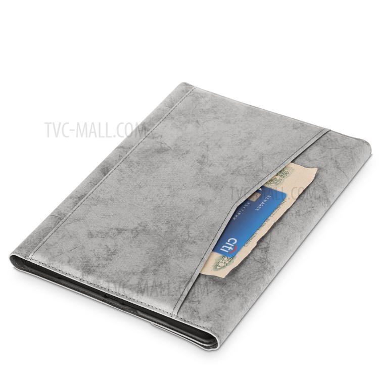 PU Leather + TPU Tablet Protective Cover for iPad Air 10.5 inch (2019)/iPad Pro 10.5-inch (2017) - Grey-6