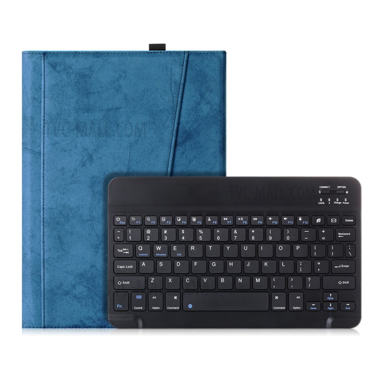 PU Leather + TPU Tablet Protective Cover for iPad Air 10.5 inch (2019)/iPad Pro 10.5-inch (2017) - Dark Blue-2