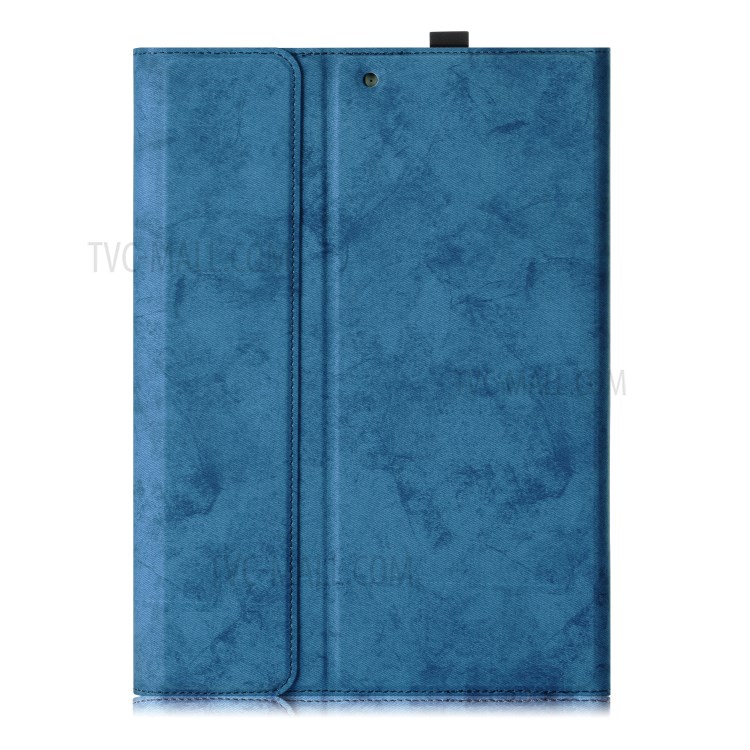 PU Leather + TPU Tablet Protective Cover for iPad Air 10.5 inch (2019)/iPad Pro 10.5-inch (2017) - Dark Blue-3