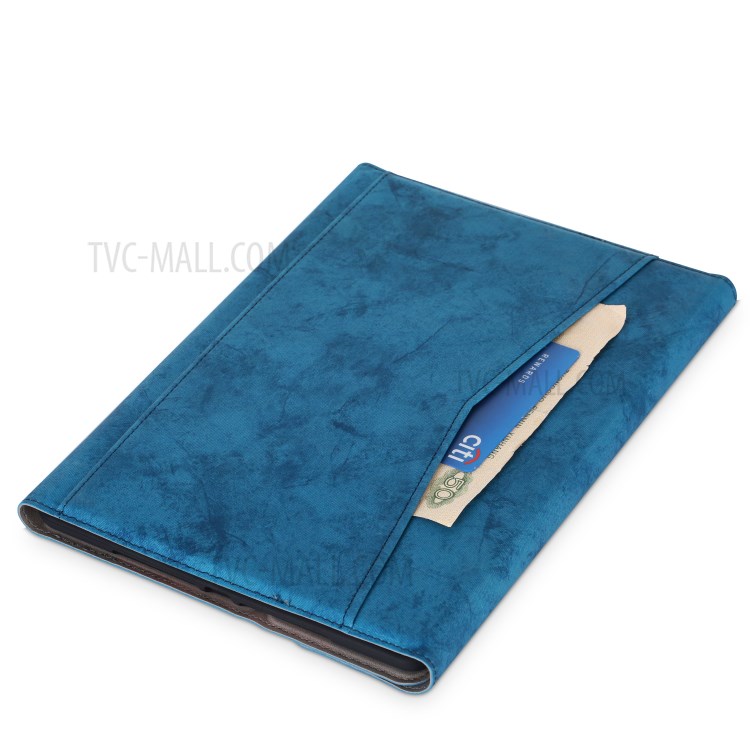 PU Leather + TPU Tablet Protective Cover for iPad Air 10.5 inch (2019)/iPad Pro 10.5-inch (2017) - Dark Blue-5