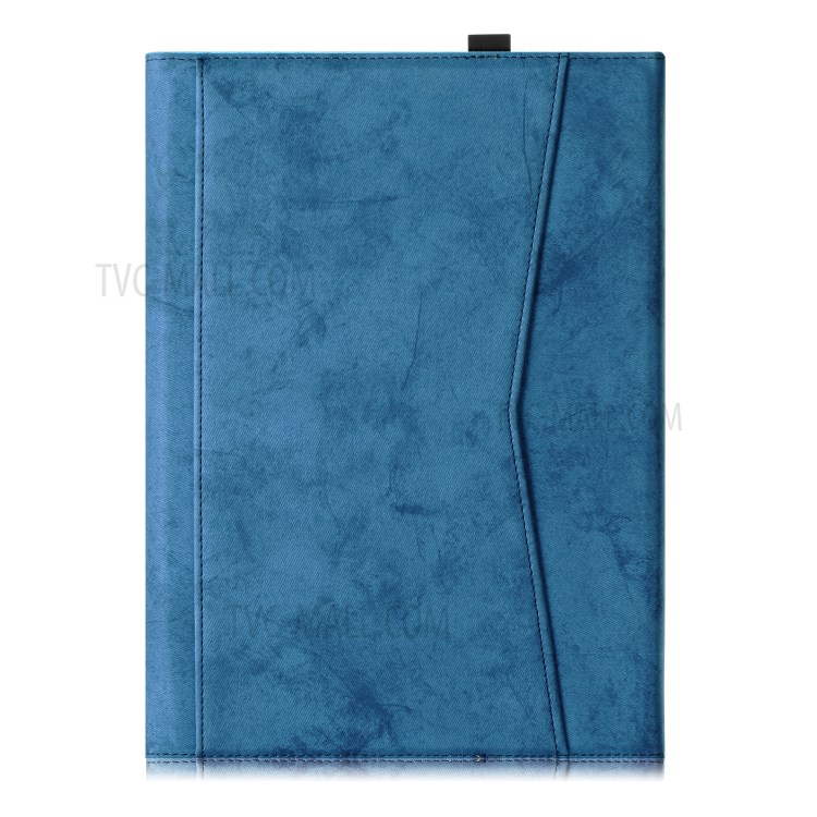 PU Leather + TPU Tablet Protective Cover for iPad Air 10.5 inch (2019)/iPad Pro 10.5-inch (2017) - Dark Blue-8