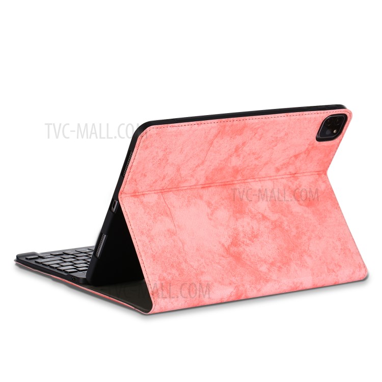 PU Leather + TPU Tablet Cover Case for iPad Pro 11-inch (2020)/iPad Pro 11-inch (2018) - Pink-6