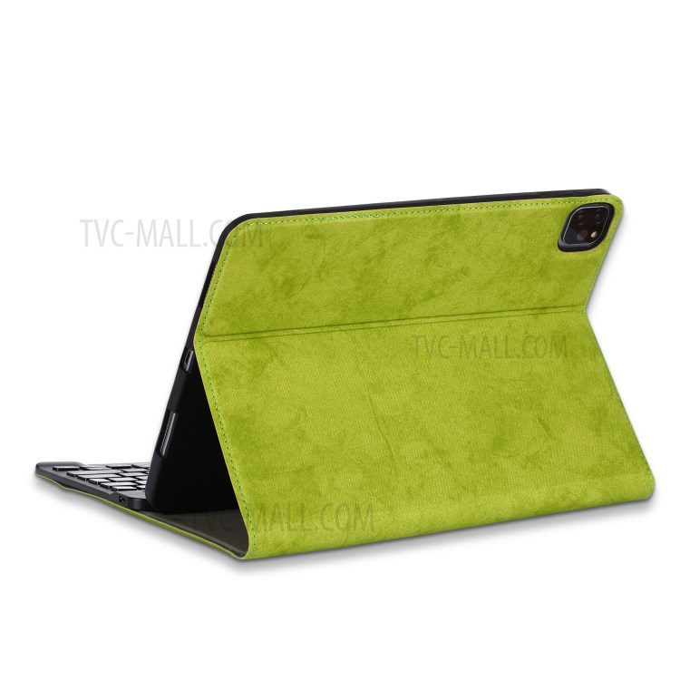 PU Leather + TPU Tablet Cover Case for iPad Pro 11-inch (2020)/iPad Pro 11-inch (2018) - Green-6
