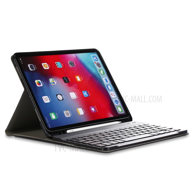 PU Leather + TPU Tablet Cover Case for iPad Pro 11-inch (2020)/iPad Pro 11-inch (2018) - Grey-5