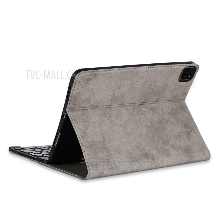 PU Leather + TPU Tablet Cover Case for iPad Pro 11-inch (2020)/iPad Pro 11-inch (2018) - Grey-6