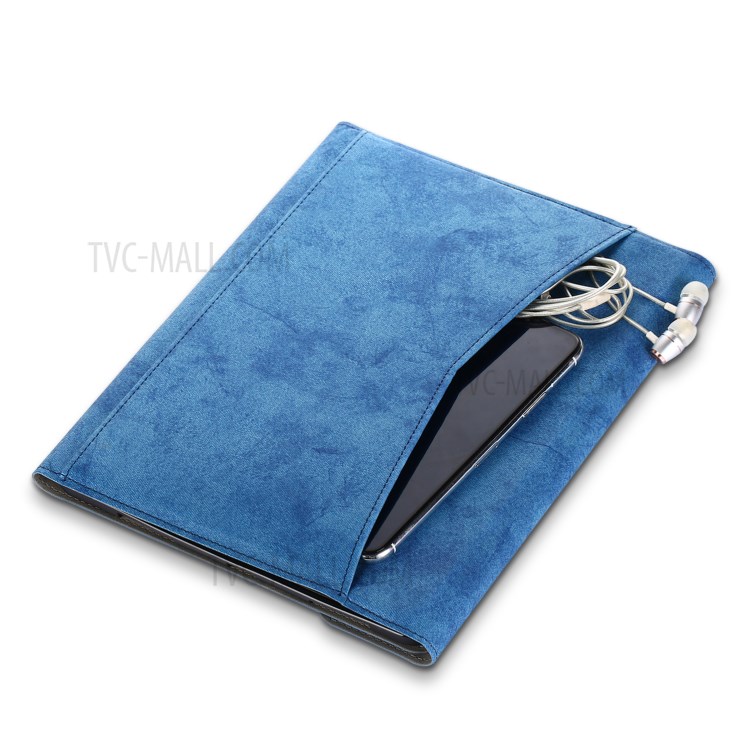 PU Leather + TPU Tablet Cover Case for iPad Pro 11-inch (2020)/iPad Pro 11-inch (2018) - Dark Blue-7