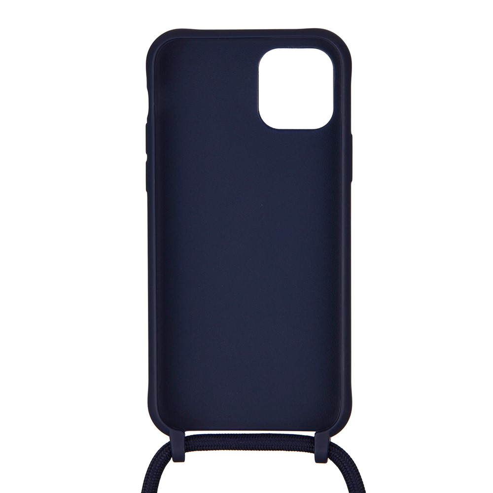 Weichen TPU Telefonkasten Mit Multifunktionsband Für Iphone 11 Pro 5,8 Zoll - Dunkelblau-2