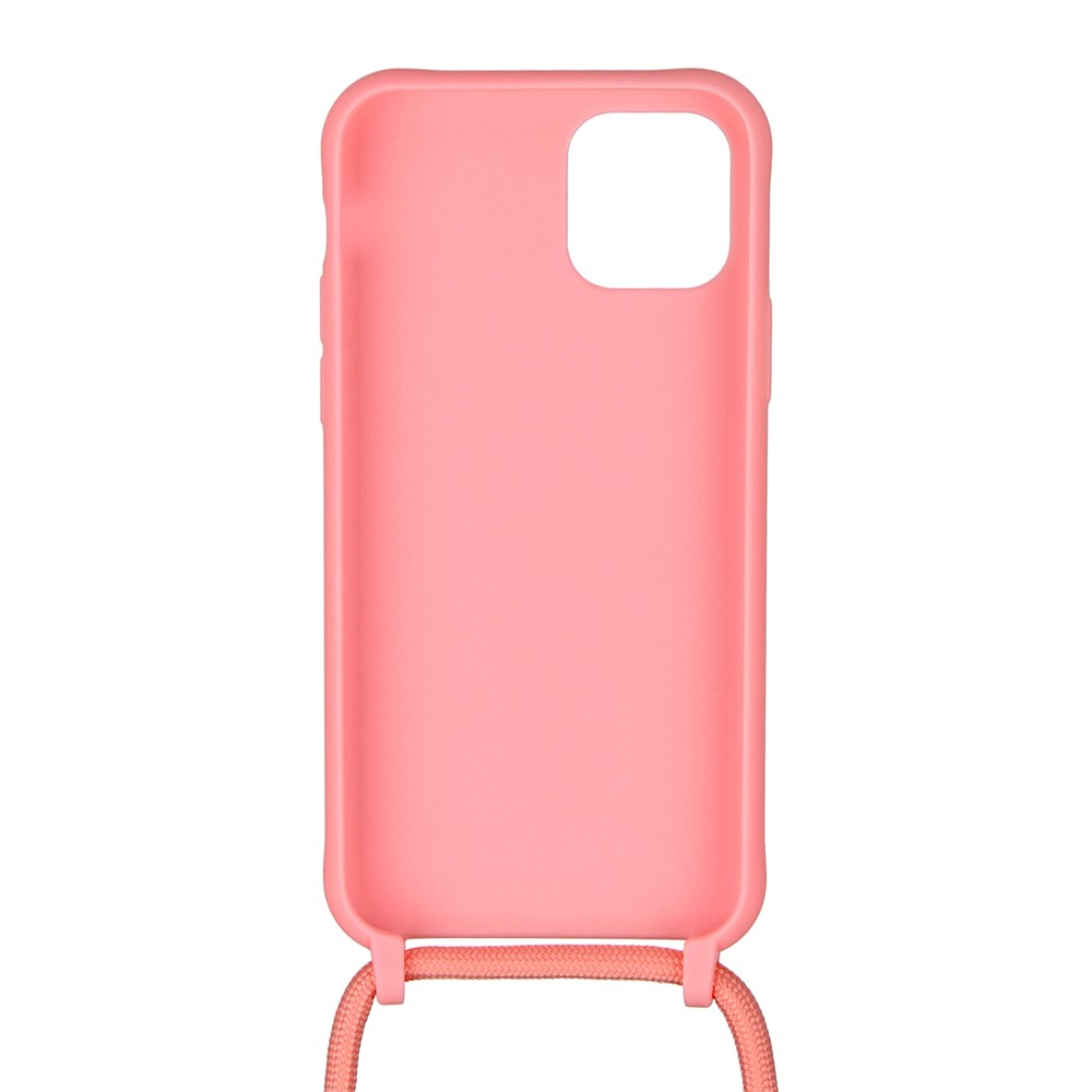 Soft TPU Case Phone Case with Multi-function Strap for iPhone 11 6.1-inch - Pink-3