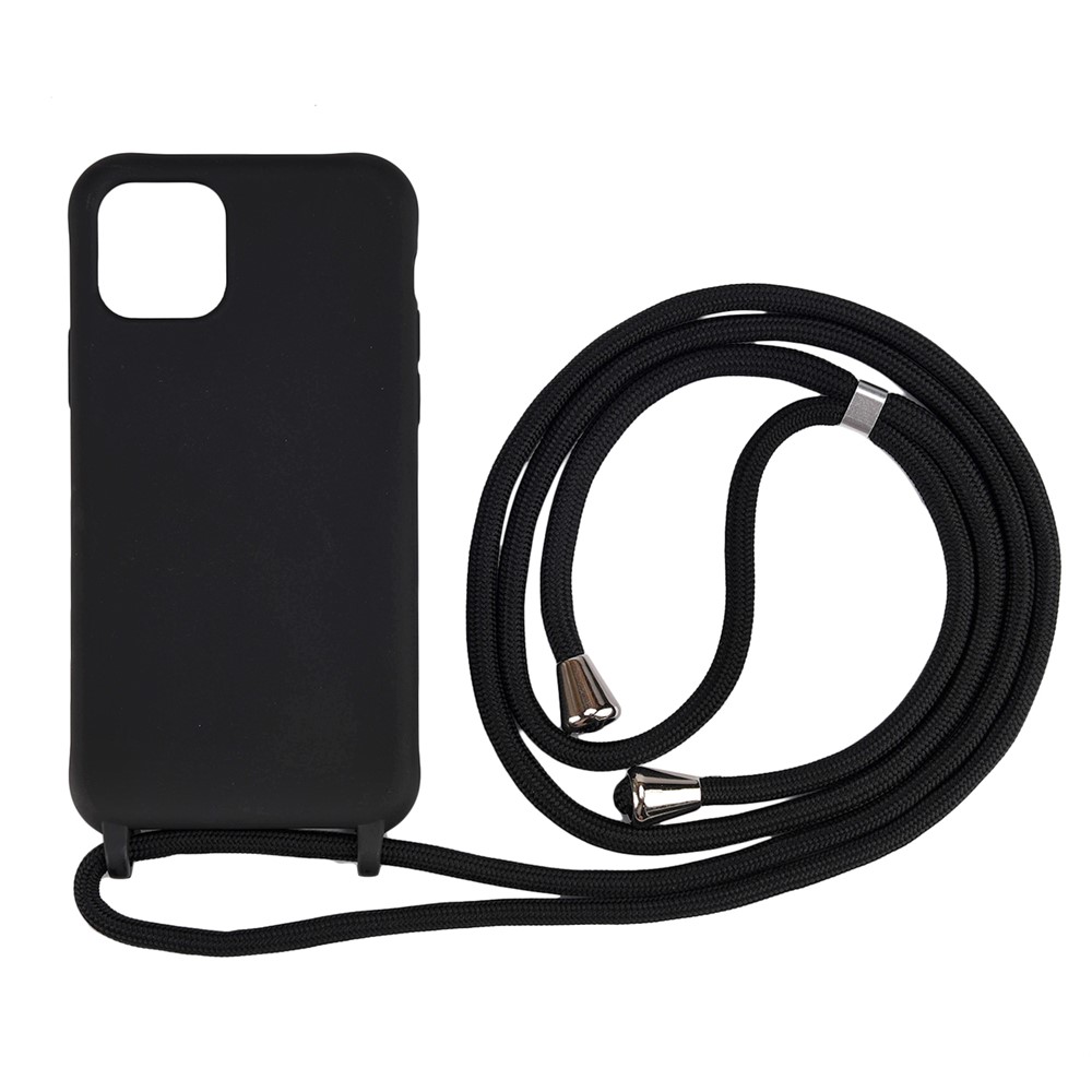 Flexible TPU Cover with Multi-function Strap for iPhone 11 Pro Max 6.5 inch - Black-1
