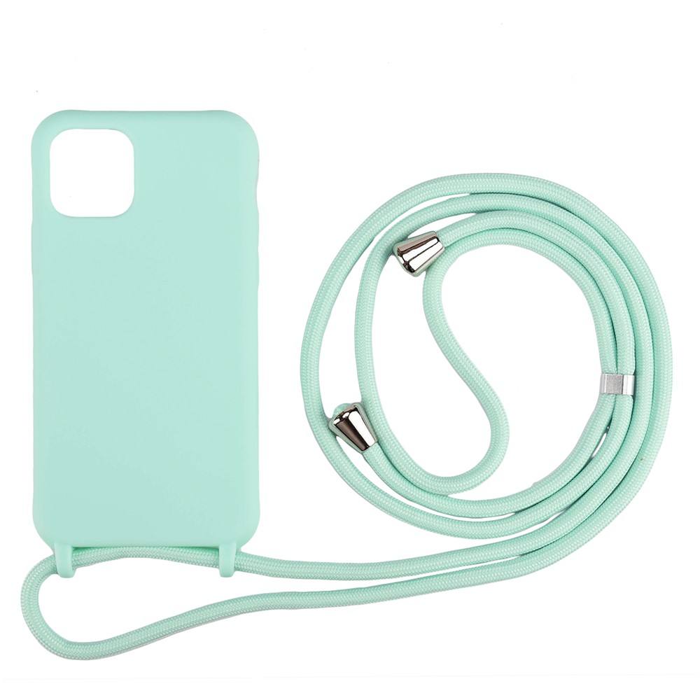 Flexible TPU Cover with Multi-function Strap for iPhone 11 Pro Max 6.5 inch - Baby Blue-1