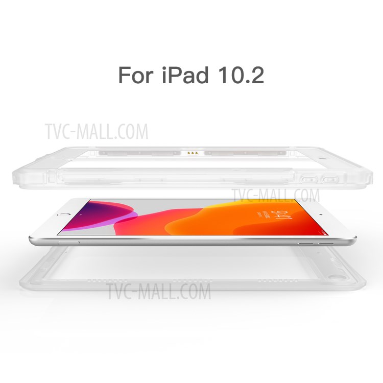 IP68 Waterproof Drop-proof Dust-proof Tablet Cover Casing for iPad 10.2 (2019) - Transparent-3