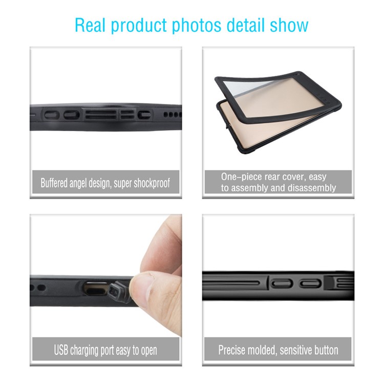IP68 Waterproof Drop-proof Dust-proof Tablet Cover for Apple iPad Air 10.5 inch (2019)/iPad Pro 10.5-inch (2017)-6