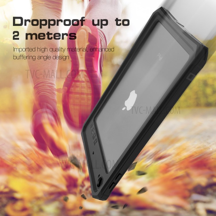 Waterproof Drop-proof Dust-proof Kickstand Tablet Cover with Pencil Holder for iPad mini (2019) 7.9 inch/4/3/2/1-8