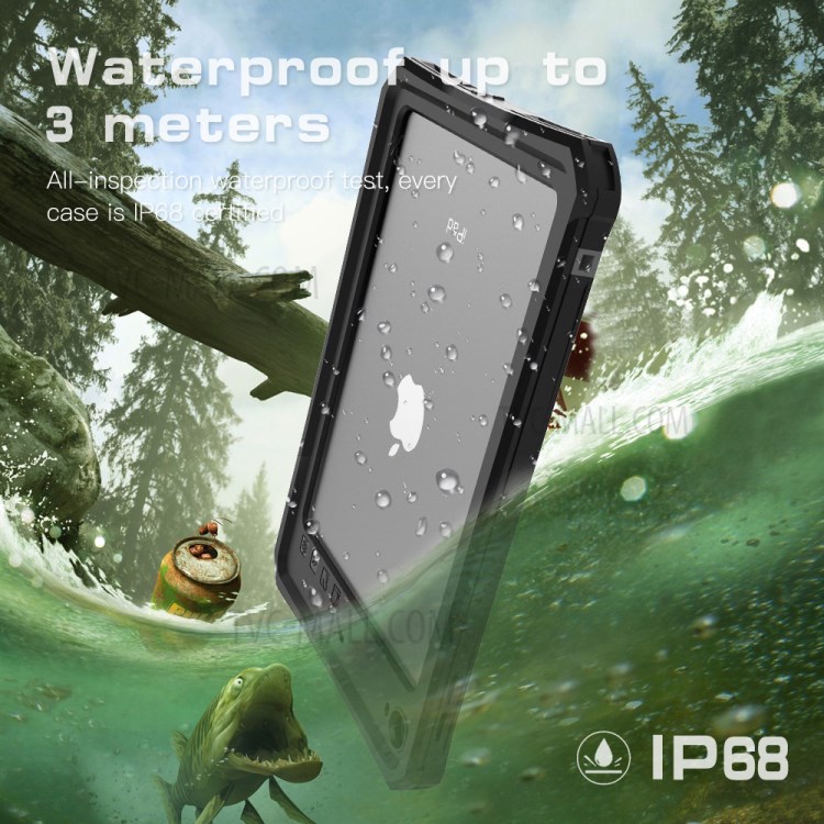 Waterproof Drop-proof Dust-proof Kickstand Tablet Cover with Pencil Holder for iPad mini (2019) 7.9 inch/4/3/2/1-9