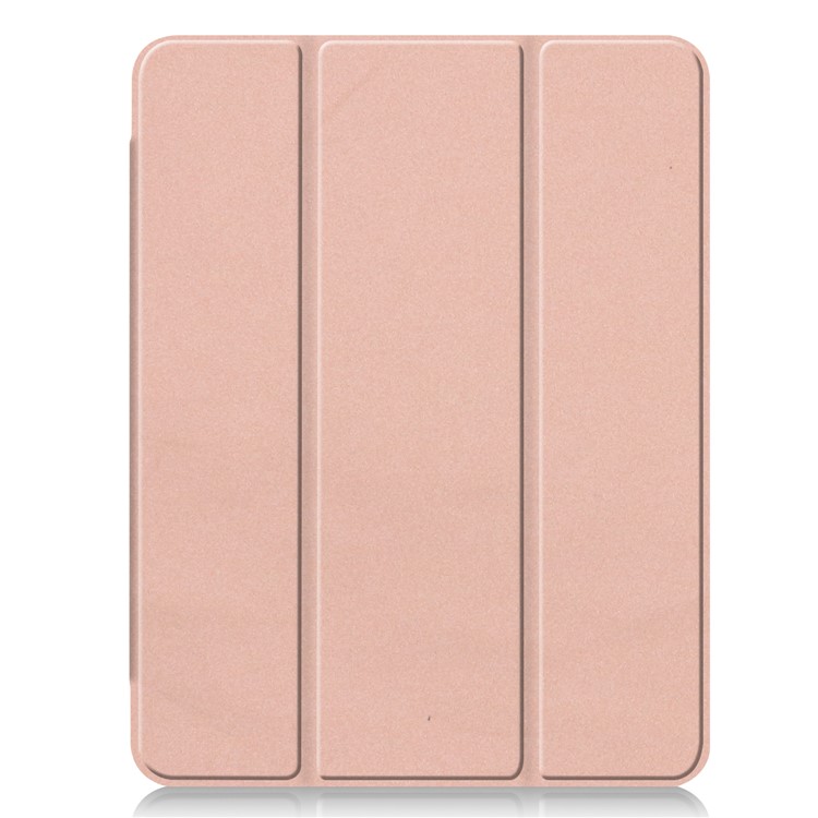 Tri-fold Stand Auto Wake/Sleep Leather Case with Pen Slot for iPad Pro 12.9-inch (2020)/(2018) - Rose Gold-9