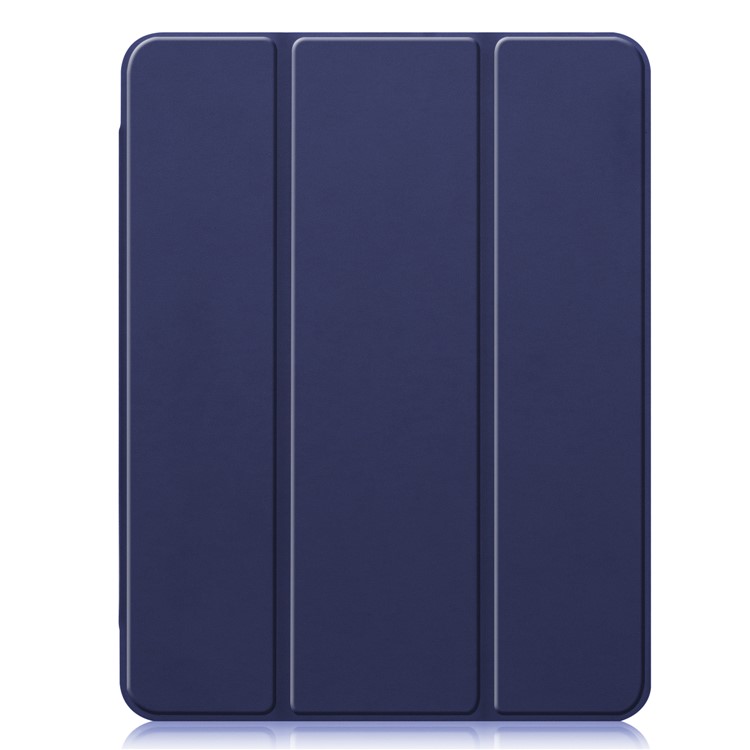 Tri-fold Stand Auto Wake/Sleep Leather Case with Pen Slot for iPad Pro 12.9-inch (2020)/(2018) - Dark Blue-9