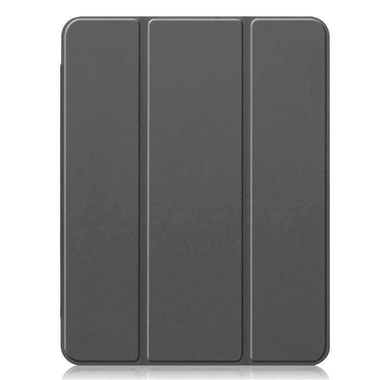 Tri-fold Stand Auto Wake/Sleep Leather Cover with Pen Slot for iPad Pro 11-inch (2020)/(2018) - Grey-9