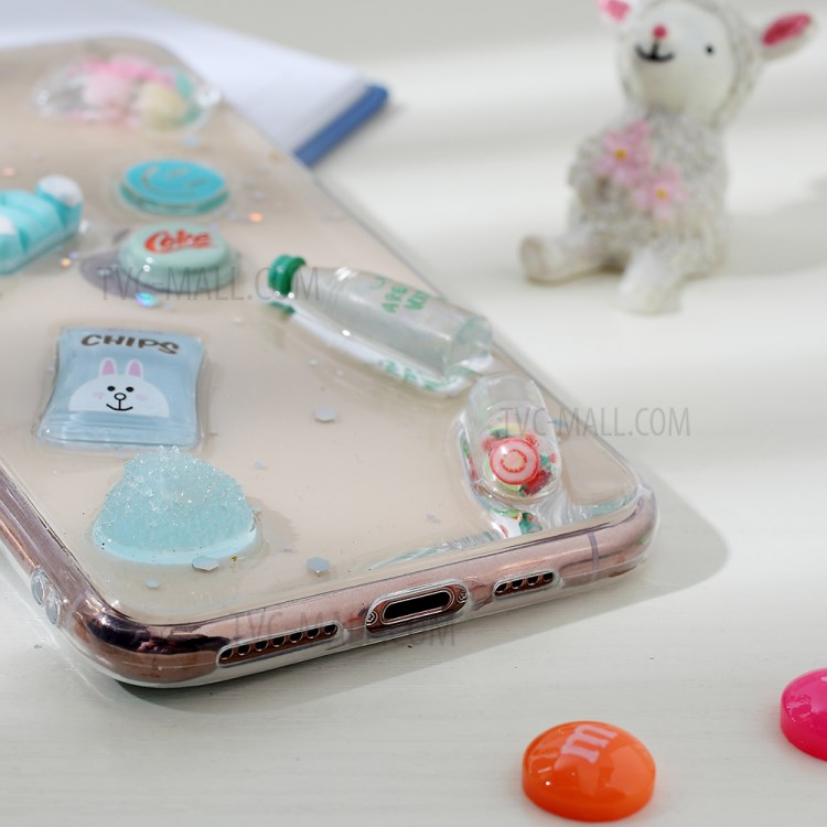 Clear 3D Decor Soft TPU Phone Case for Apple iPhone 11 Pro 5.8 inch - Style D-4