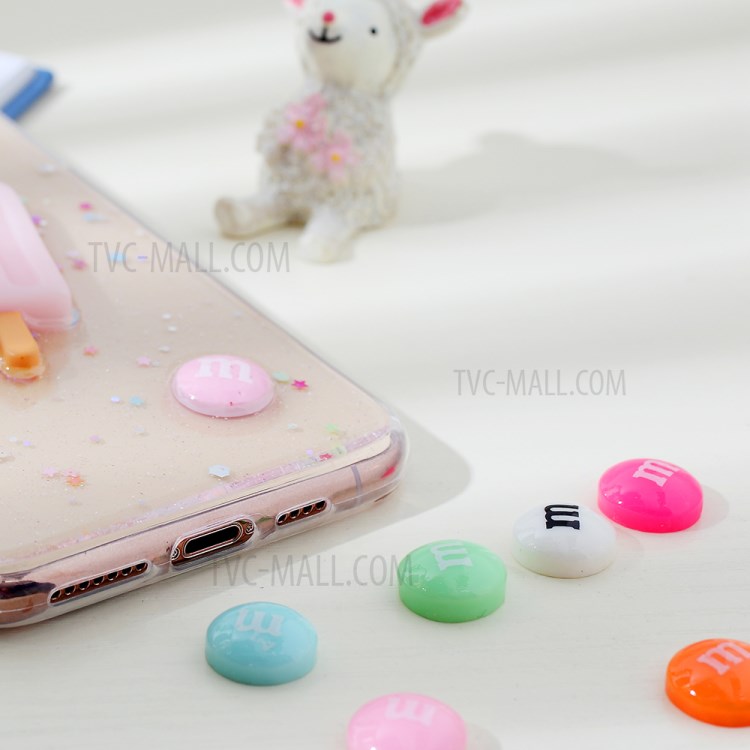 Clear 3D Decor Soft TPU Phone Case for Apple iPhone 11 Pro 5.8 inch - Style J-4