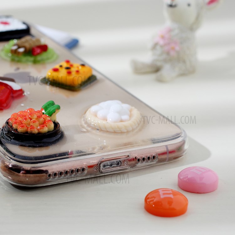 Clear 3D Decor Soft TPU Phone Case Cover for Apple iPhone 11 Pro Max 6.5 inch - Style A-4