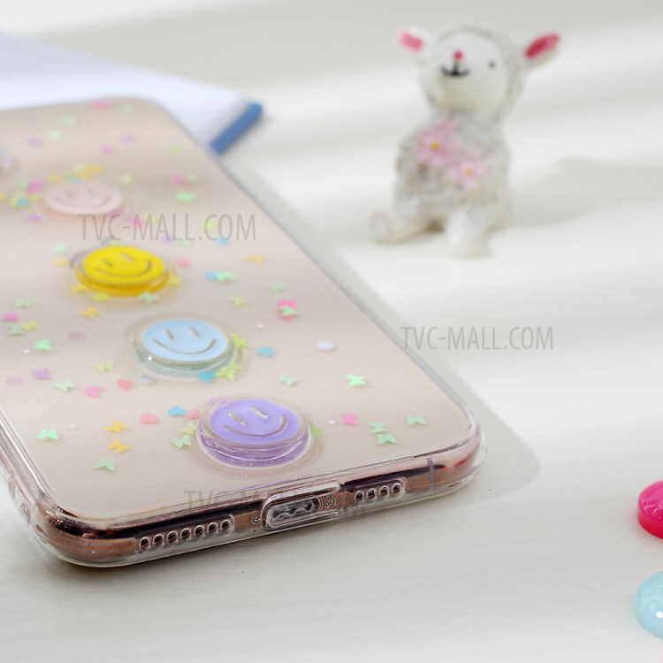 Clear 3D Decor Soft TPU Phone Case Cover for Apple iPhone 11 Pro Max 6.5 inch - Style F-4