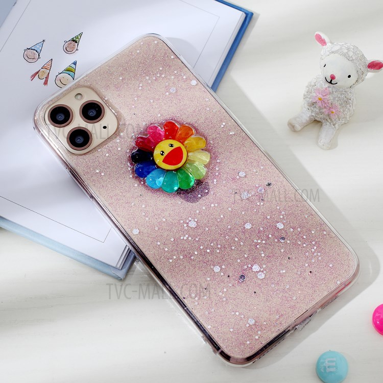 Clear 3D Decor Soft TPU Phone Case Cover for Apple iPhone 11 Pro Max 6.5 inch - Style G-2