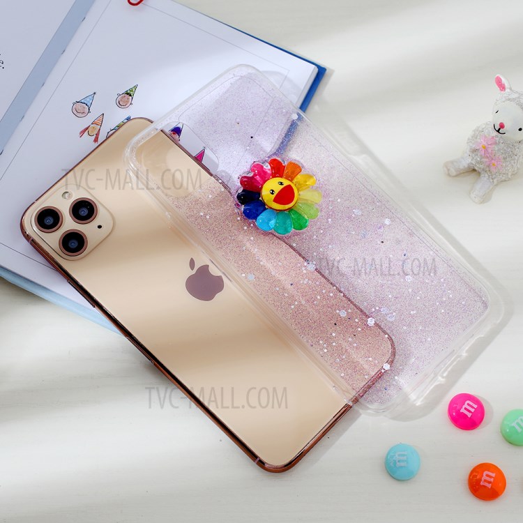 Clear 3D Decor Soft TPU Phone Case Cover for Apple iPhone 11 Pro Max 6.5 inch - Style G-5