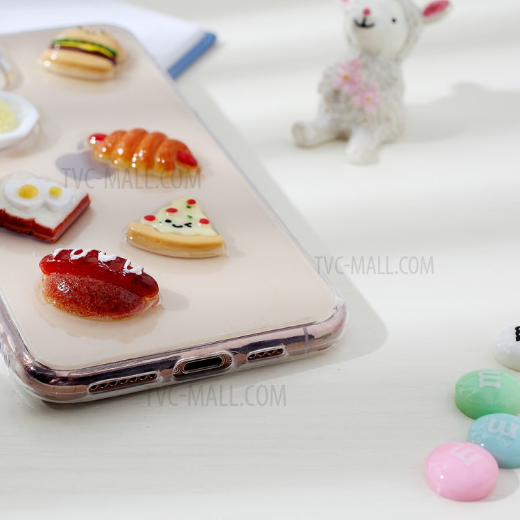 Clear 3D Decor Soft TPU Phone Case Cover for Apple iPhone 11 Pro Max 6.5 inch - Style I-4