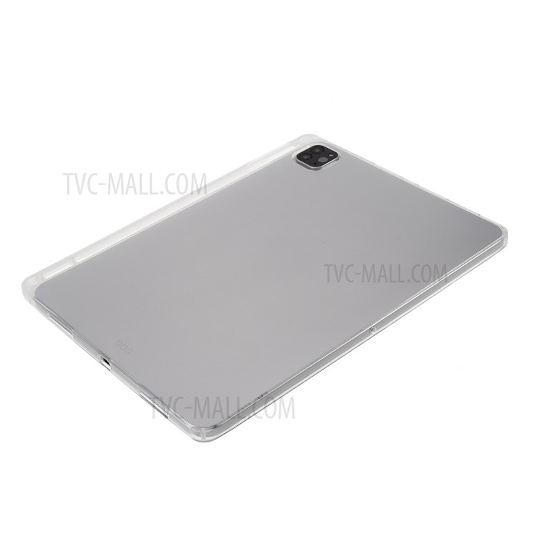 Clear TPU Telephip Cover Con Soporte Para Bolígrafo Para Ipad Pro 12.9 Pulgadas (2021)/(2020)/(2018)