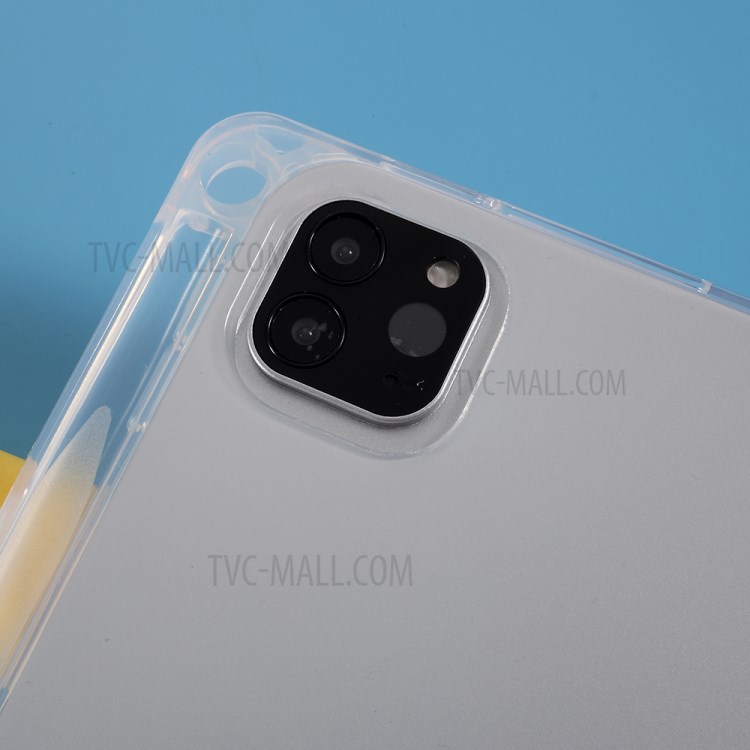 Copertina Del Telefono Clear TPU Con Supporto Per Penna Per Ipad Pro 12,9 Pollici (2021)/(2020)/(2018)