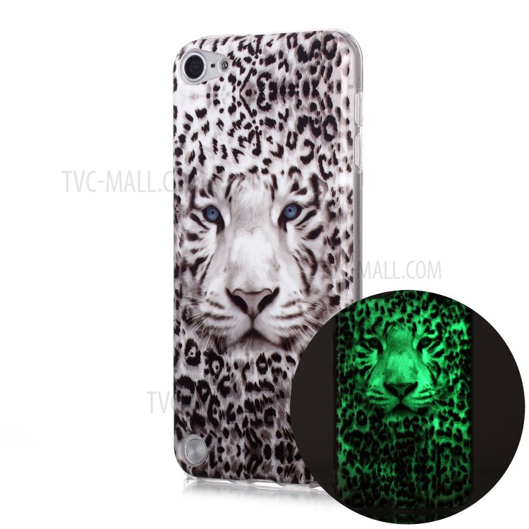 Noctilucent Patterned IMD TPU Shell Case for iPod Touch (2019)/6/5 - Leopard-1