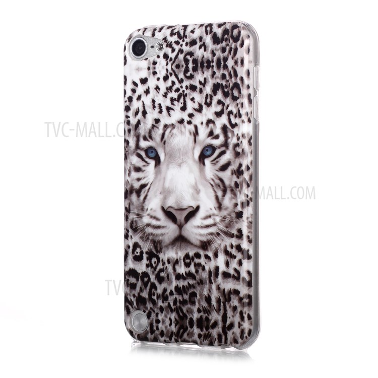 Noctilucent Patterned IMD TPU Shell Case for iPod Touch (2019)/6/5 - Leopard-2