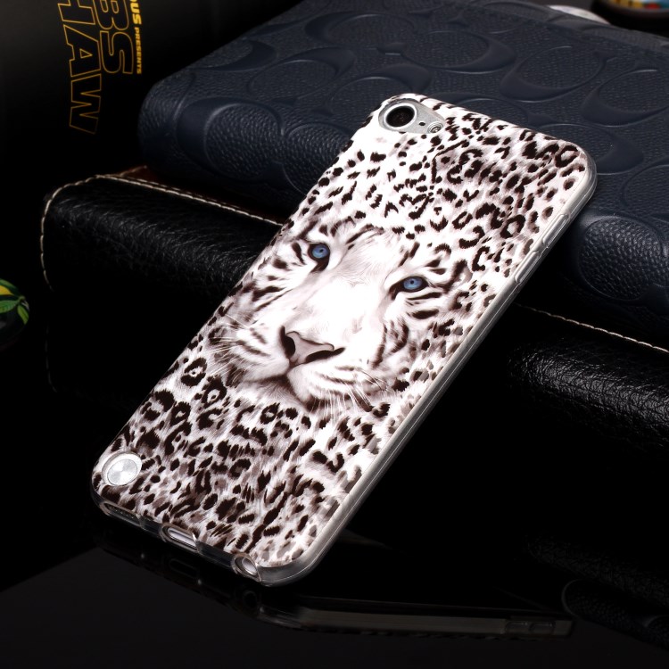 Noctilucent Patterned IMD TPU Shell Case for iPod Touch (2019)/6/5 - Leopard-4