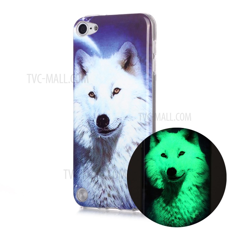 Noctilucent Patterned IMD TPU Shell Case for iPod Touch (2019)/6/5 - Dog-1