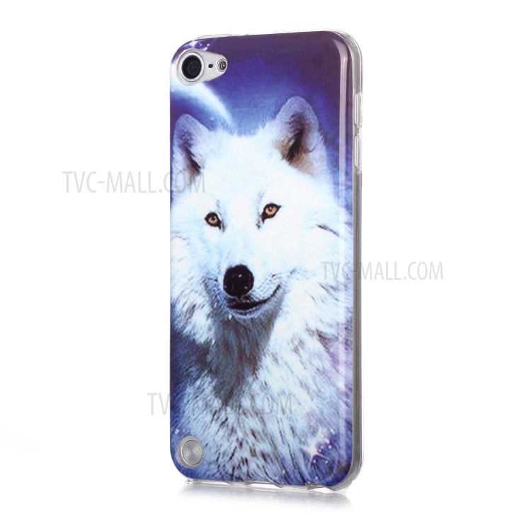 Noctilucent Patterned IMD TPU Shell Case for iPod Touch (2019)/6/5 - Dog-2