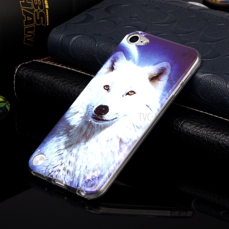 Noctilucent Patterned IMD TPU Shell Case for iPod Touch (2019)/6/5 - Dog-4