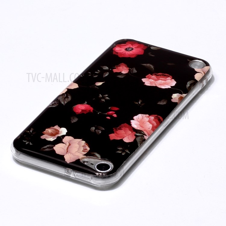 Noctilucent Patterned IMD TPU Shell Case for iPod Touch (2019)/6/5 - Beautiful Flowers-3