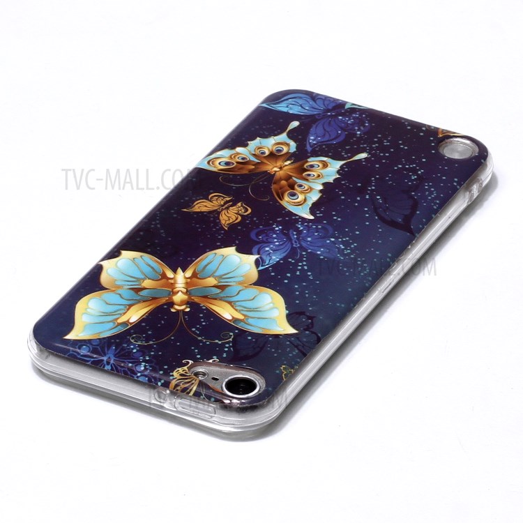 Noctilucent Patterned IMD TPU Shell Case for iPod Touch (2019)/6/5 - Vivid Butterfly-3