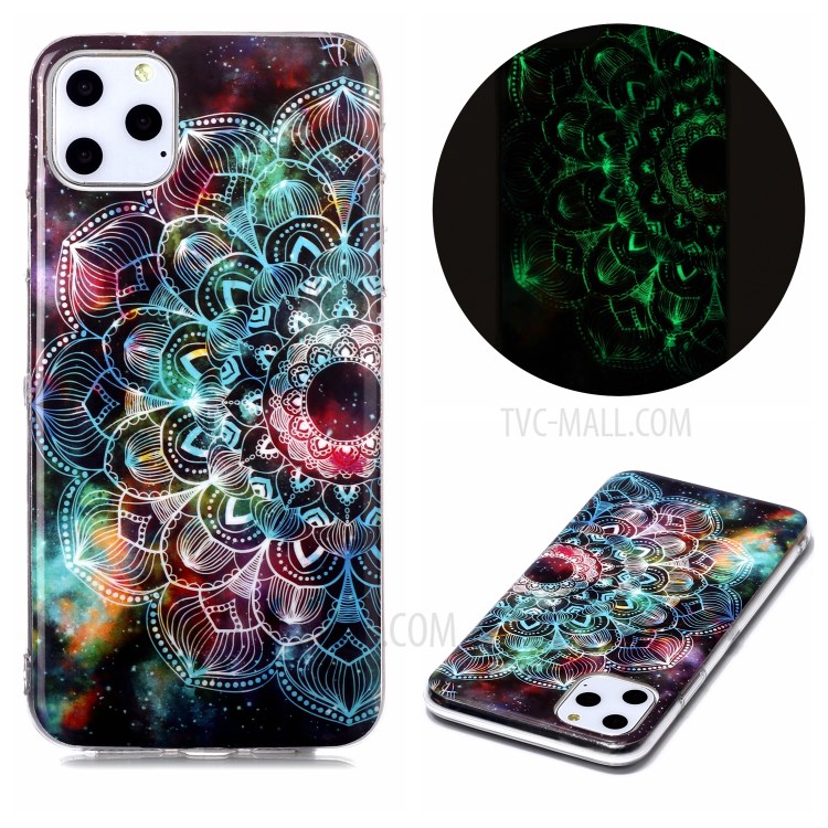 Noctilucent IMD TPU Back Shell for iPhone 11 Pro Max 6.5 inch - Malanda Flower-1