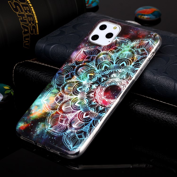 Noctilucent IMD TPU Back Shell for iPhone 11 Pro Max 6.5 inch - Malanda Flower-4