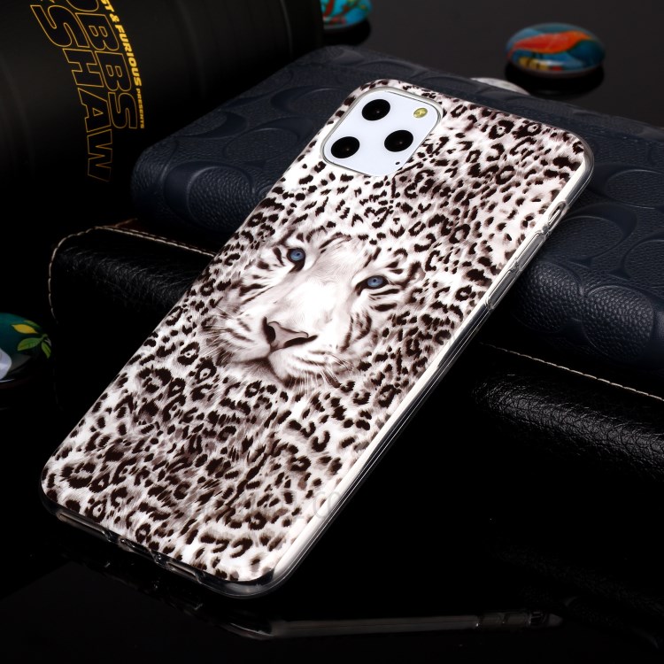 Noctilucent IMD TPU Back Shell for iPhone 11 Pro Max 6.5 inch - Leopard-4