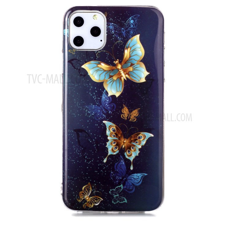 Noctilucent IMD TPU Back Shell for iPhone 11 Pro Max 6.5 inch - Butterflies-2